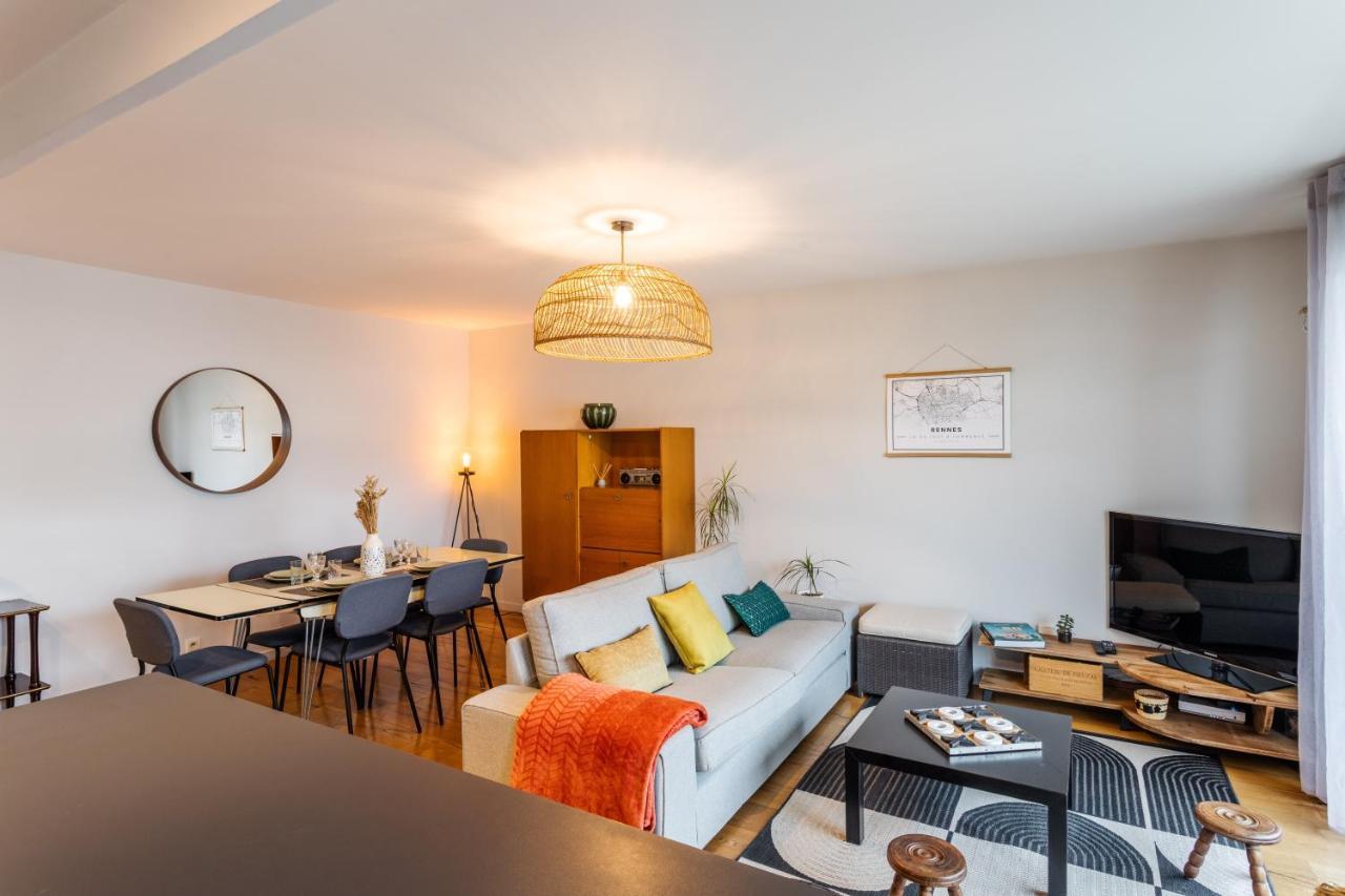 Apartament Le Vilona - T3 Moderne Avec Parking Prive Rennes Zewnętrze zdjęcie