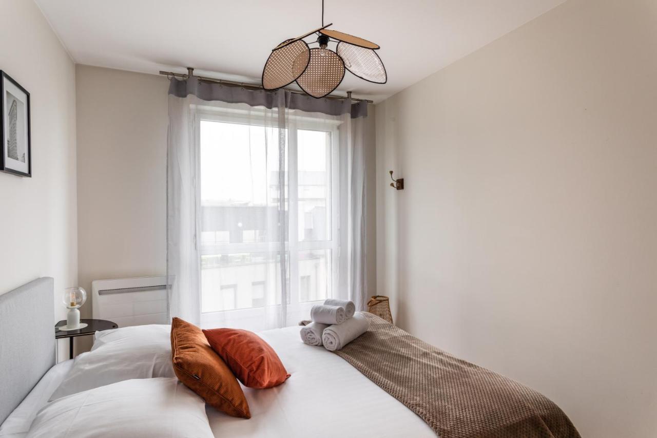 Apartament Le Vilona - T3 Moderne Avec Parking Prive Rennes Zewnętrze zdjęcie