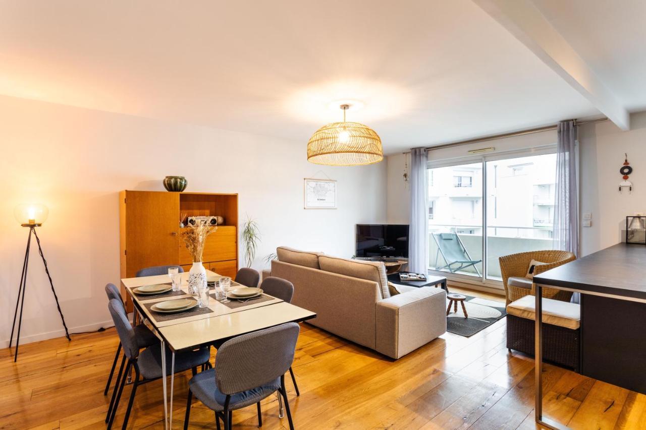 Apartament Le Vilona - T3 Moderne Avec Parking Prive Rennes Zewnętrze zdjęcie